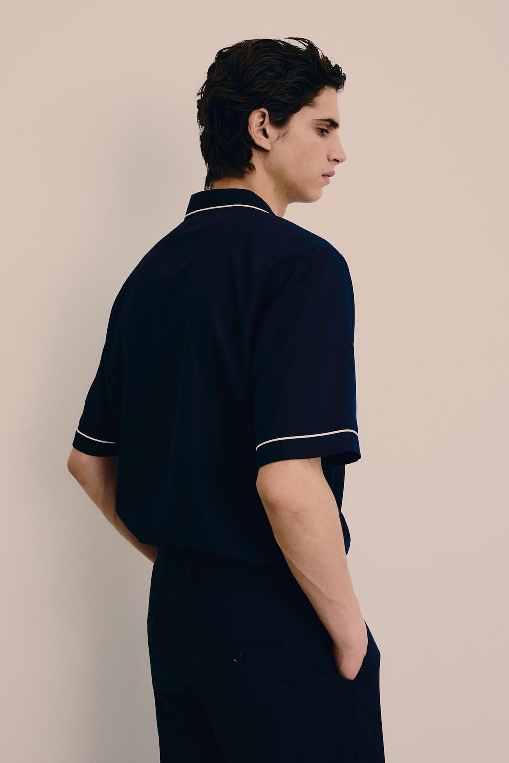 Camisa resort en mezcla de modal Regular Fit - H&m фото 4