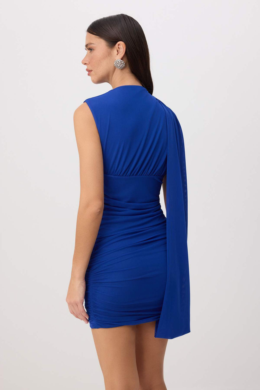 Saks Drapeli Tul Mini Astarl? Elbise TPRSS26EL00170 - Trendyolmilla фото 4