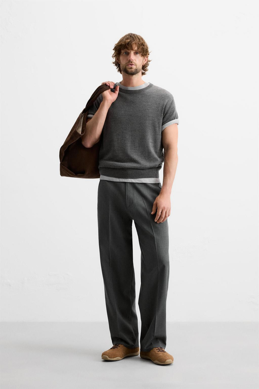 100% WOOL KNIT T-SHIRT - LIMITED EDITION - Zara фото 9