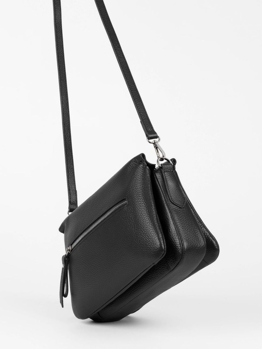 Женская кожаная сумка Richet 3280LN 376 Черный