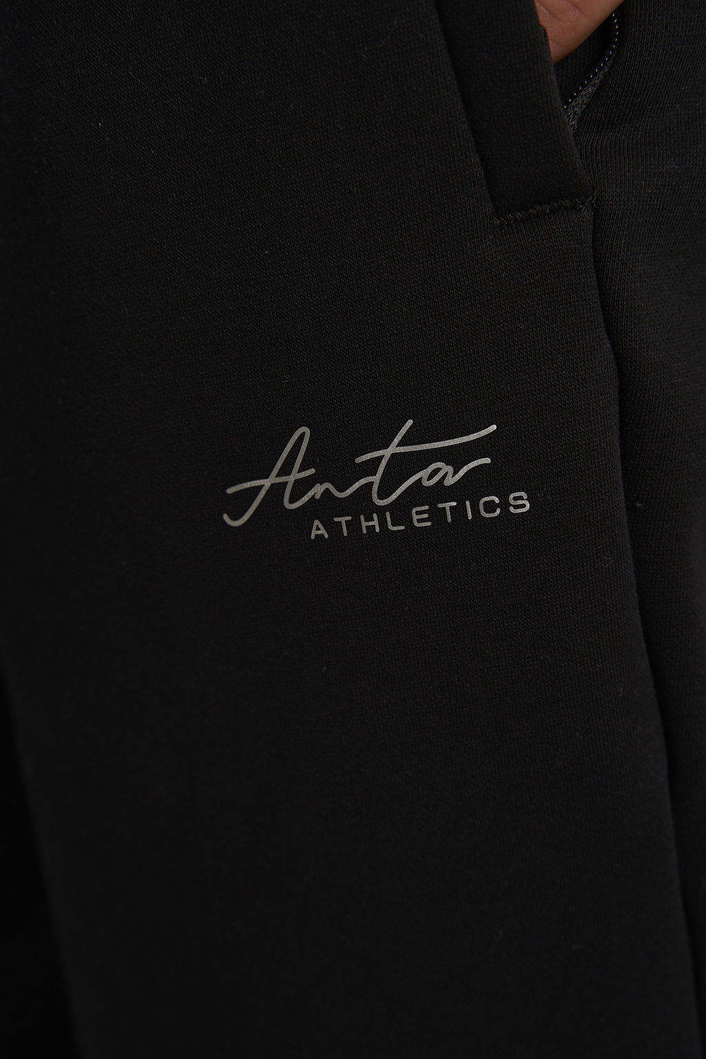 Брюки трикотажные утепленные Черный ANTA TRN Knit Track Pants фото 11
