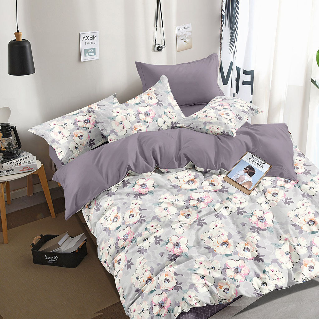 Постельное белье - Поплин Премиум 6061 Акварель 1,5-спальный - Luteks фото 2