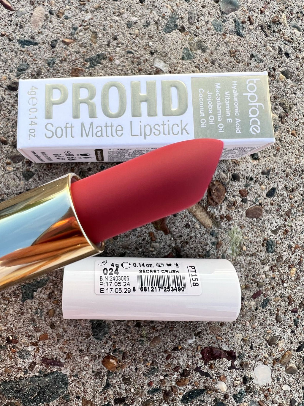 Topface Губная помада PRO HD Soft Matte Lipstick тон 024 PT158