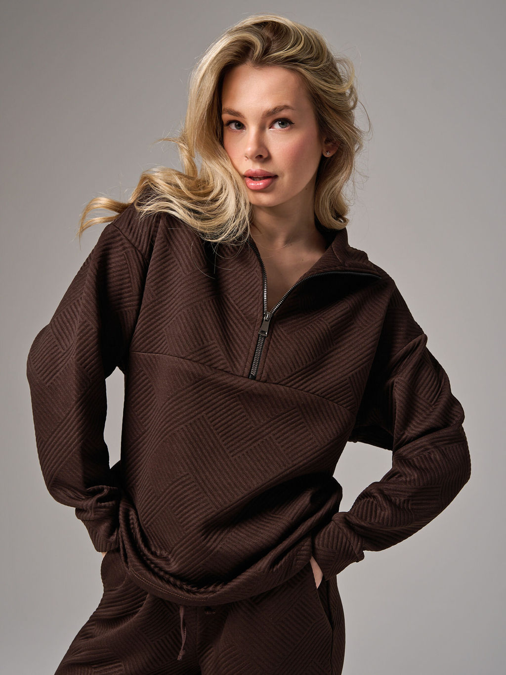 Костюм в стиле спорт-шик Жаккард - Оптима фото 7