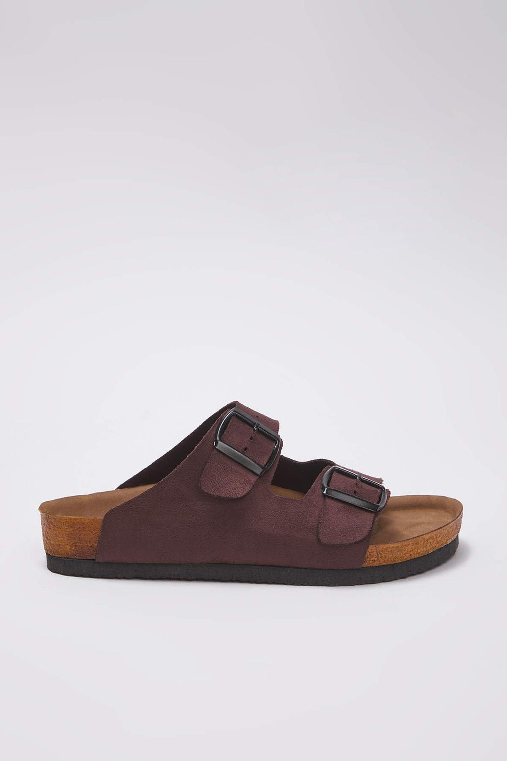 Koyu Kahverengi Suet Cift Tokal? Kad?n Terlik TAKSS24TE00004