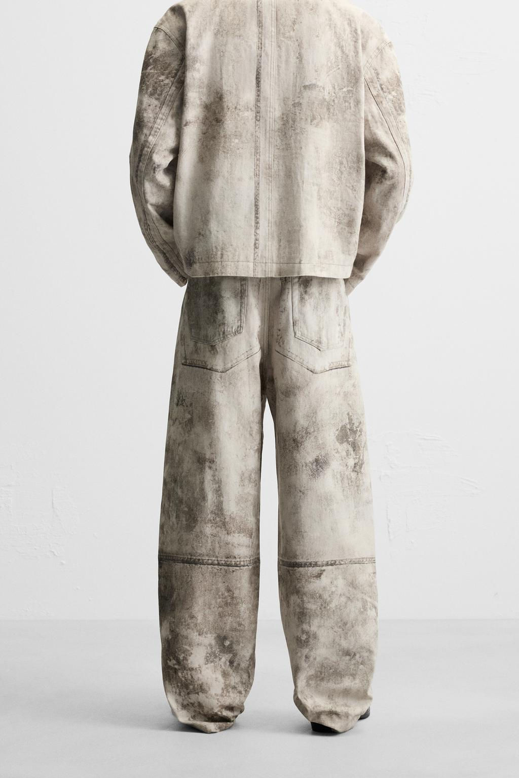 ABSTRACT PRINT TROUSERS - Zara фото 12