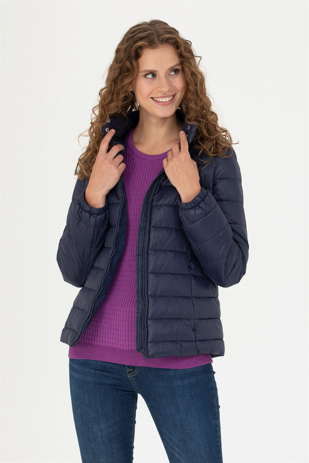 U. S. Polo Assn Женское темно-синее пальто - U.s. polo assn фото 8