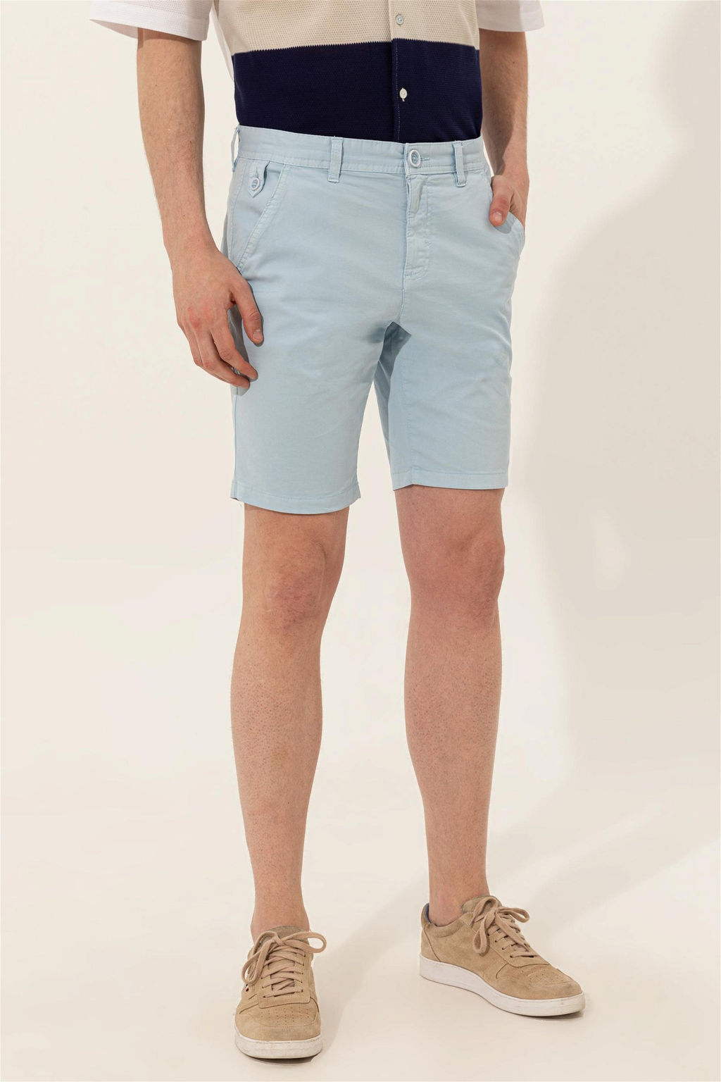 U. S. Polo Assn Мужские голубые тканые шорты - U.s. polo assn фото 9