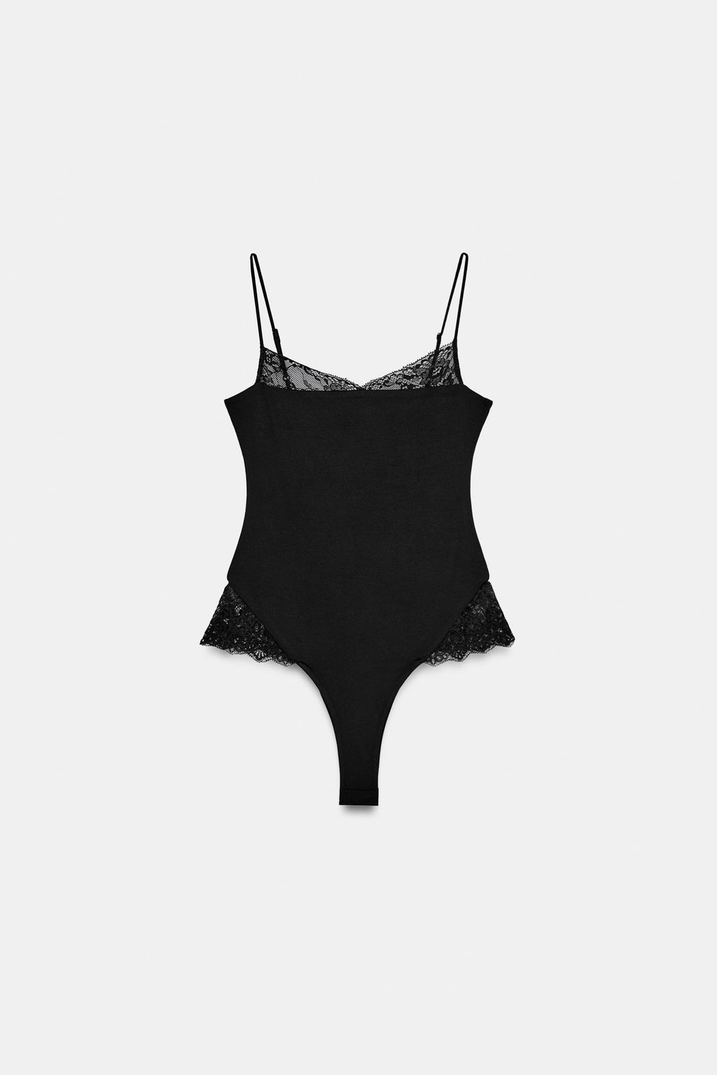 POLYAMIDE LINGERIE BODYSUIT - Zara фото 9