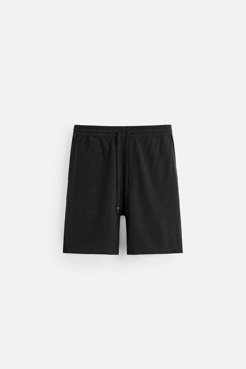 LINEN - VISCOSE BERMUDA SHORTS - Zara фото 18
