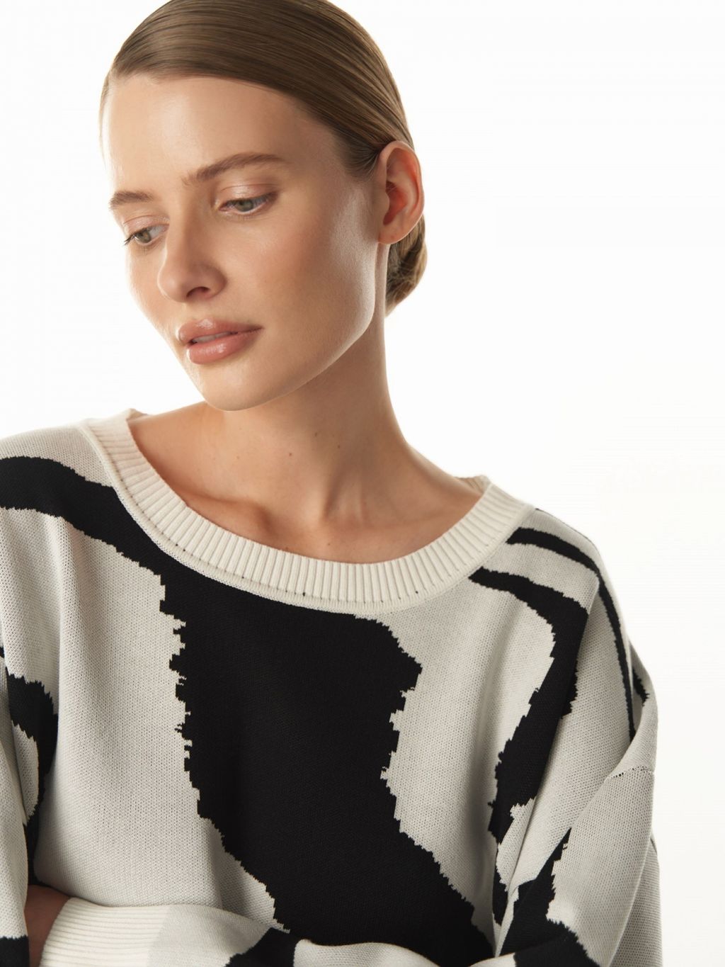Conso/KJL 230796 - black/milk Джемпер женский  фото 3