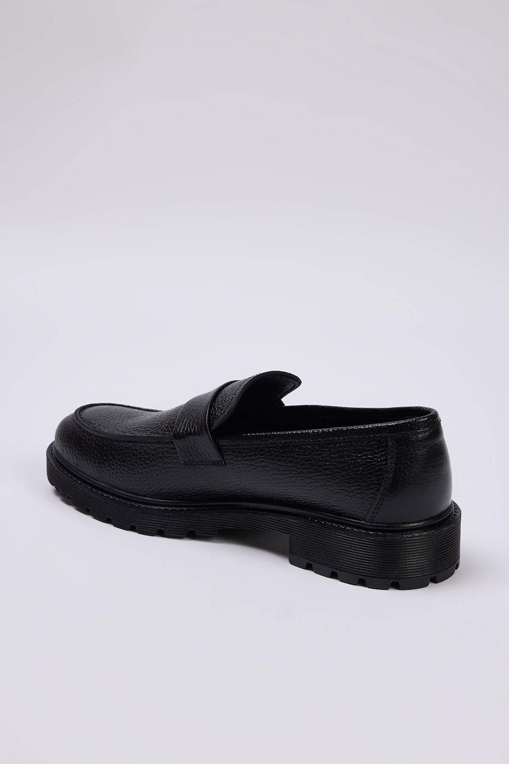 Siyah Hakiki Deri Erkek Loafer Ayakkab? TAKAW26LA00004 - Trendyolmilla фото 4