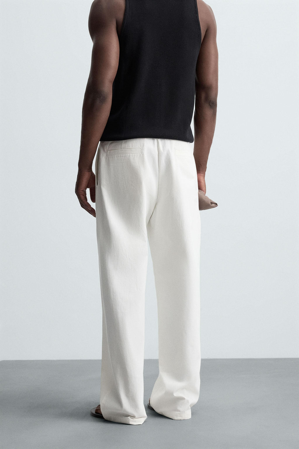 RELAXED FIT PLEATED TROUSERS - Zara фото 11