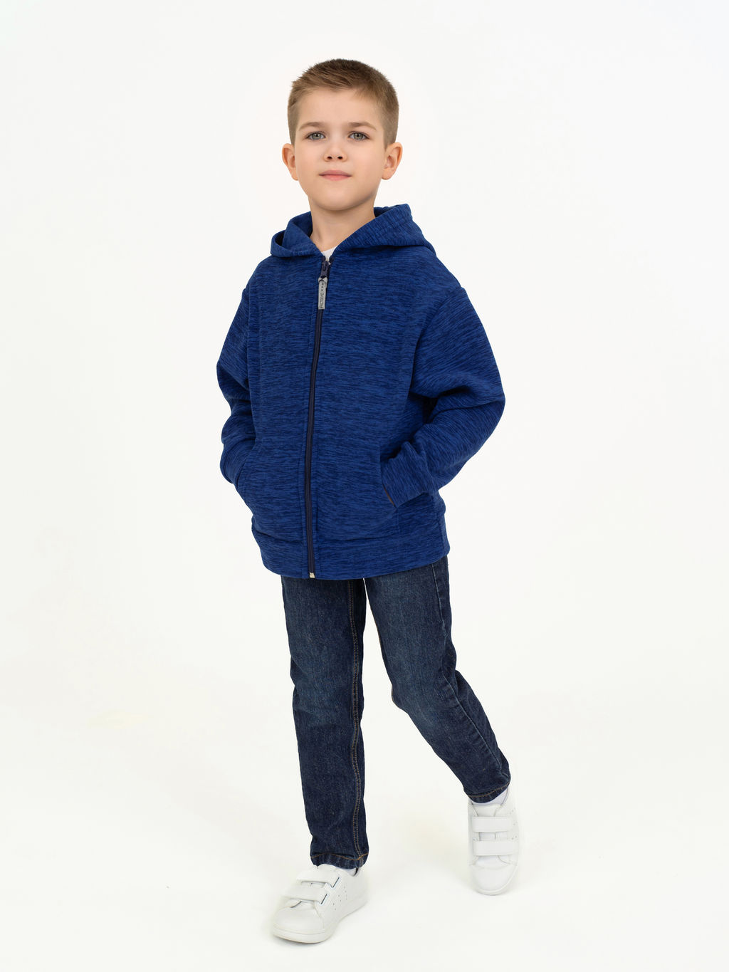 Кофта детская флисовая на замке 601кт (158)