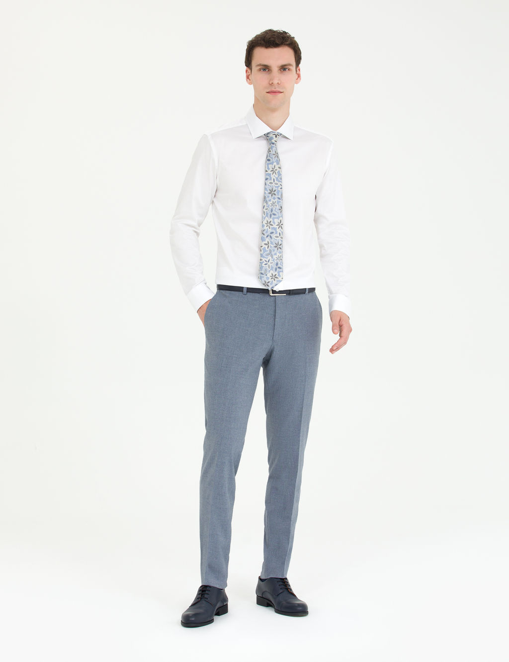 Beyaz Likral_ Kolay _t_lenebilir Ekstra Slim Fit Basic G_mlek
