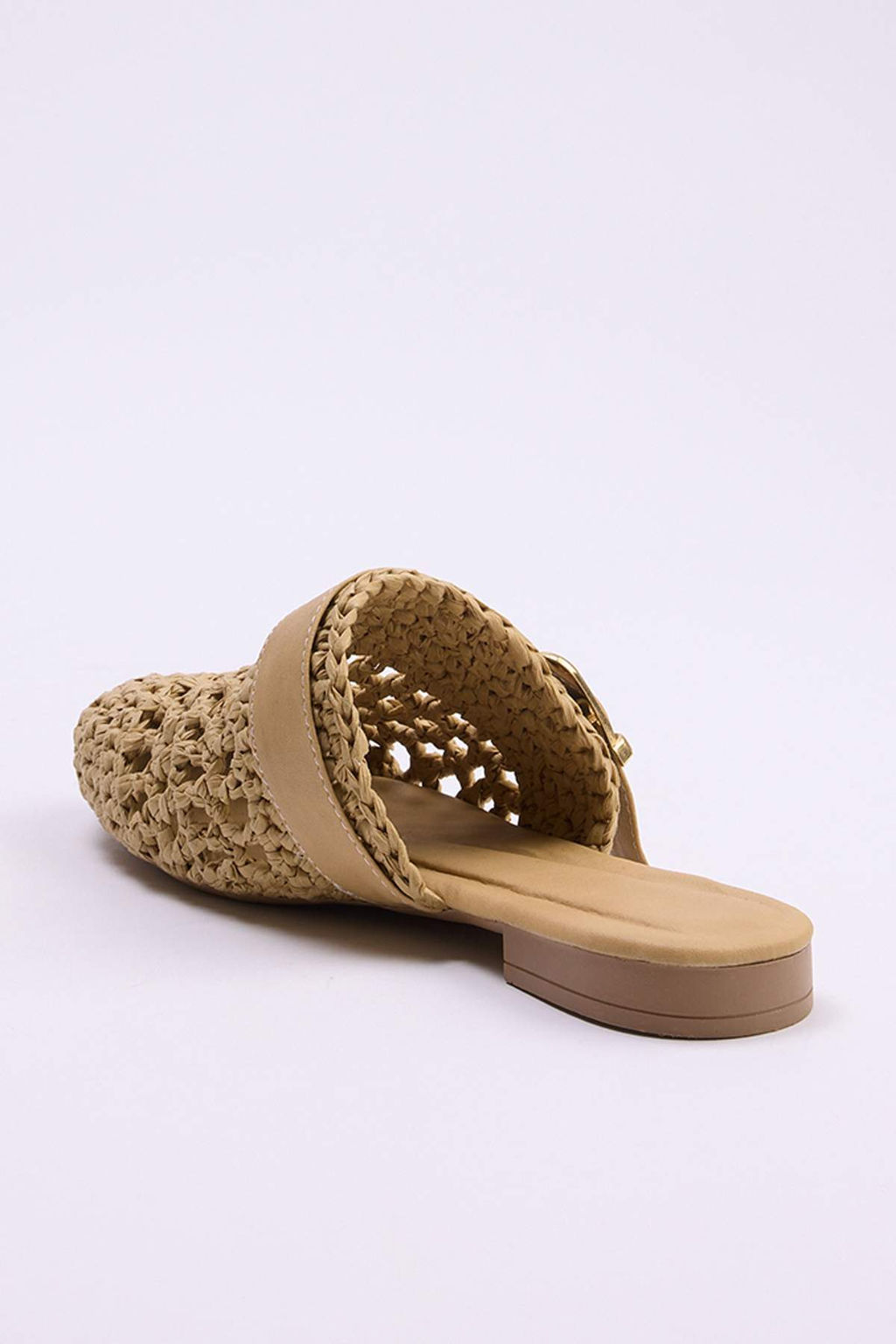 Camel Has?r Bant Detayl? Kad?n Terlik TAKSS26TE00004