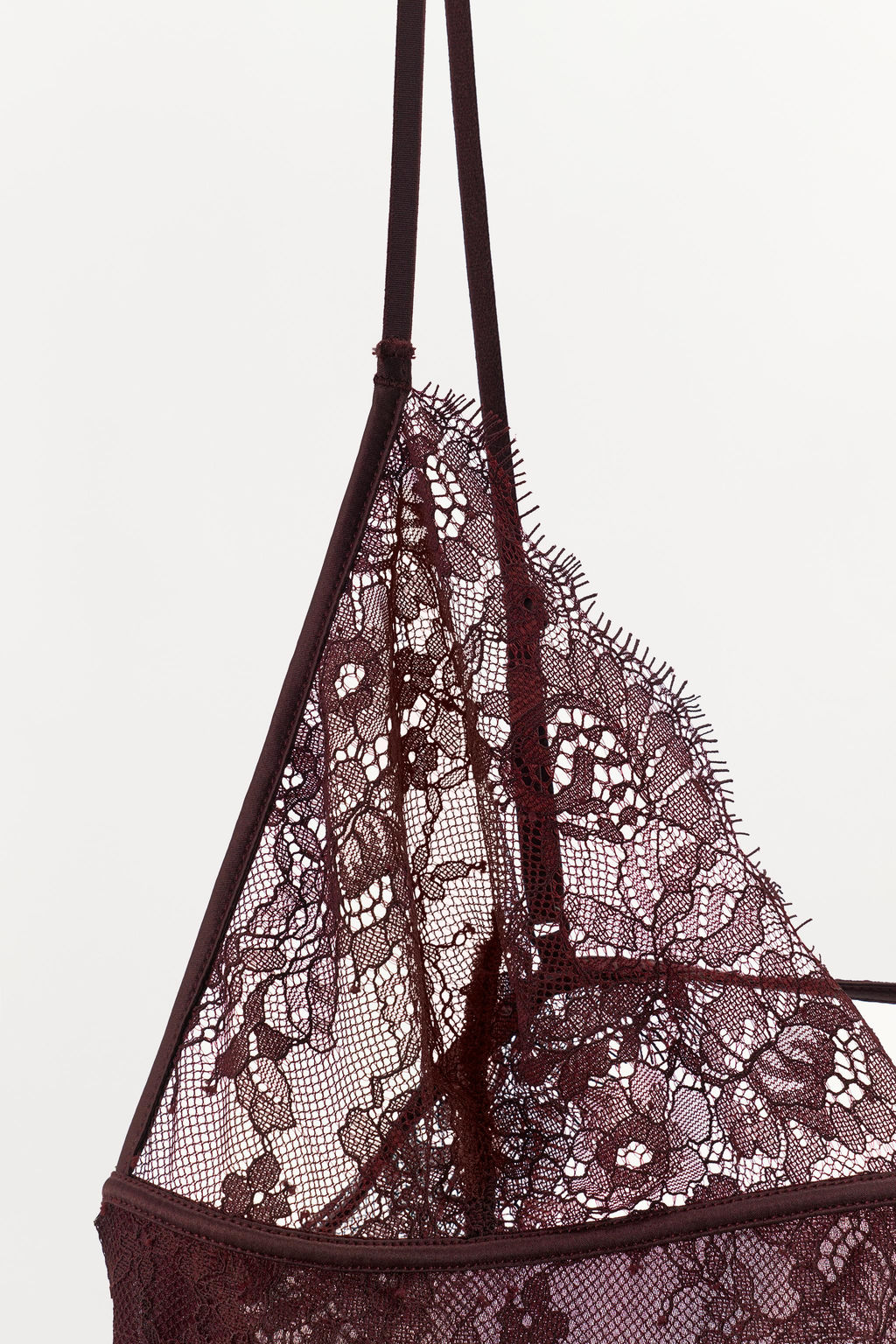 MINI DRESS WITH LACE DETAIL - Zara фото 7
