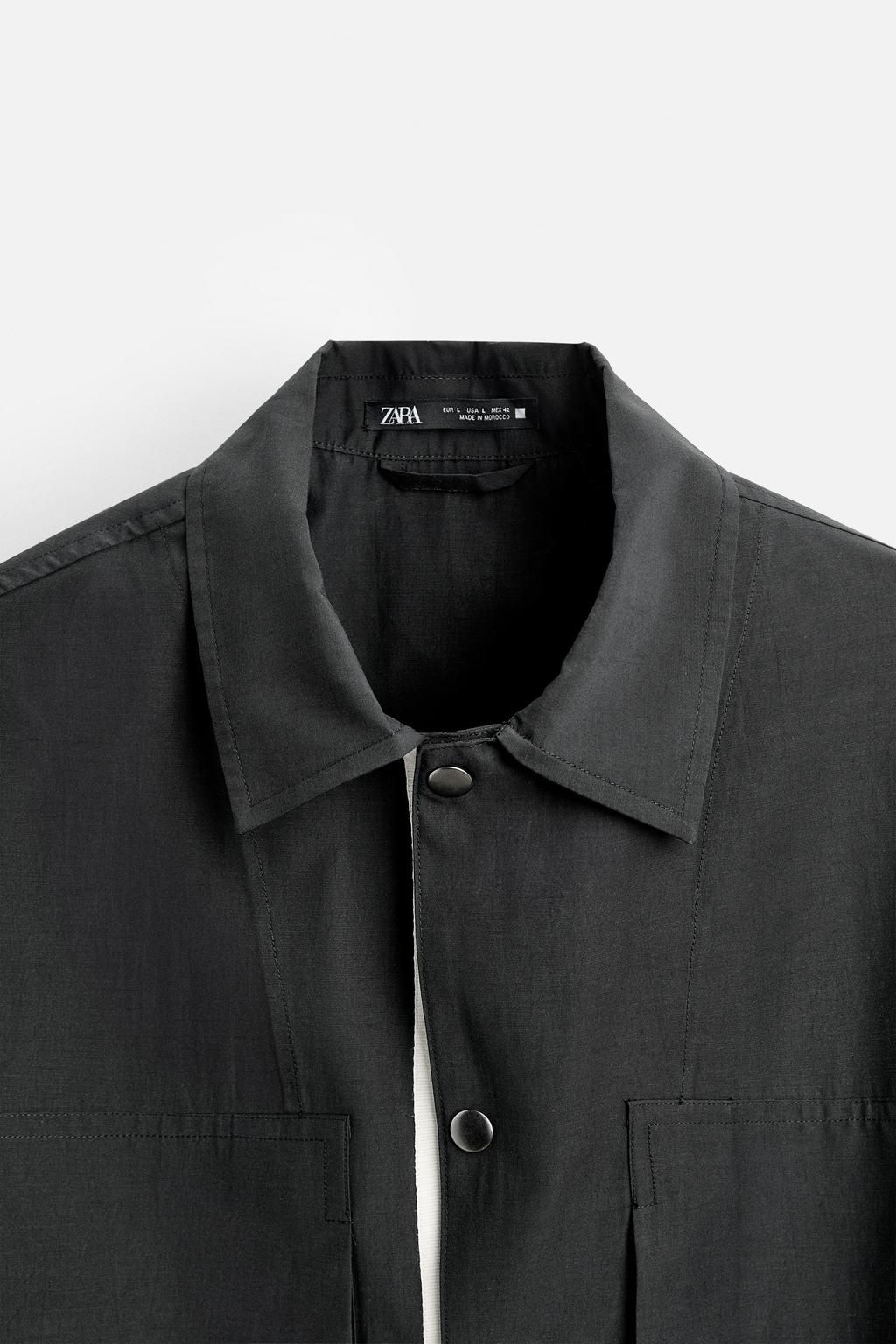 OVERSHIRT WITH POCKETS - Zara фото 9