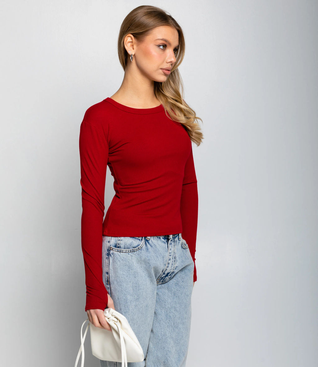 Лонгслив #КТ6889 (1), розовый - Dommod фото 2