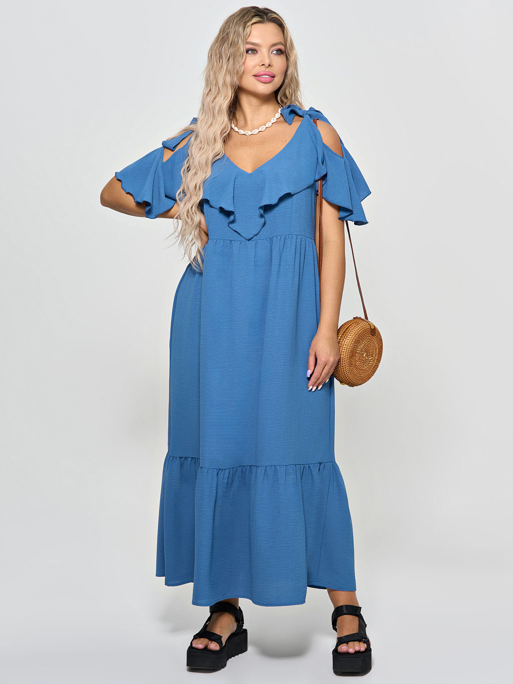 Сарафан 0382-1с джинс - Dora фото 7