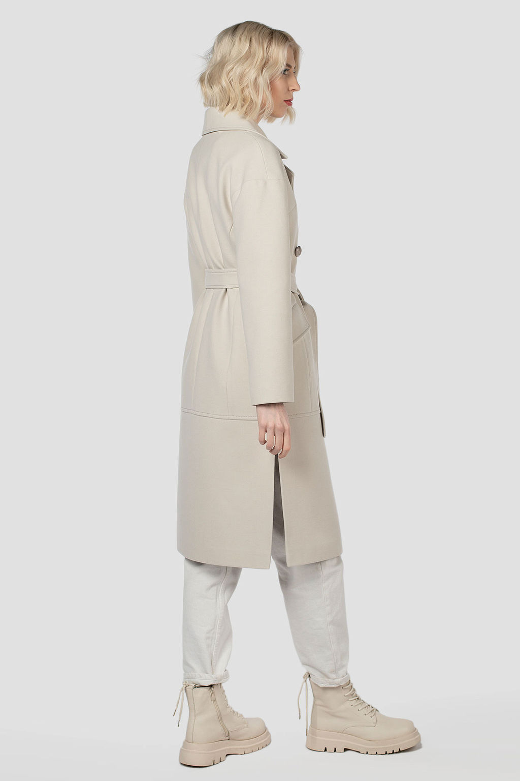 Пальто демисезонное (пояс)