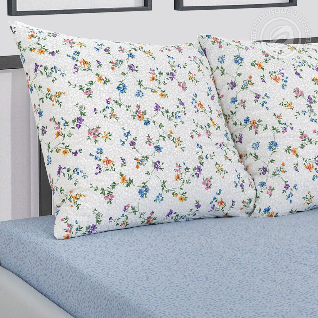 Постельное бельё Сиеста (бязь премиум) 2 сп. с Евро/Пододеяльник: 1 шт. - 215*175; Простыня: 1 шт. - 215*240; Наволочка: 2 шт. - 70*70; Премиум - Артпостель фото 2