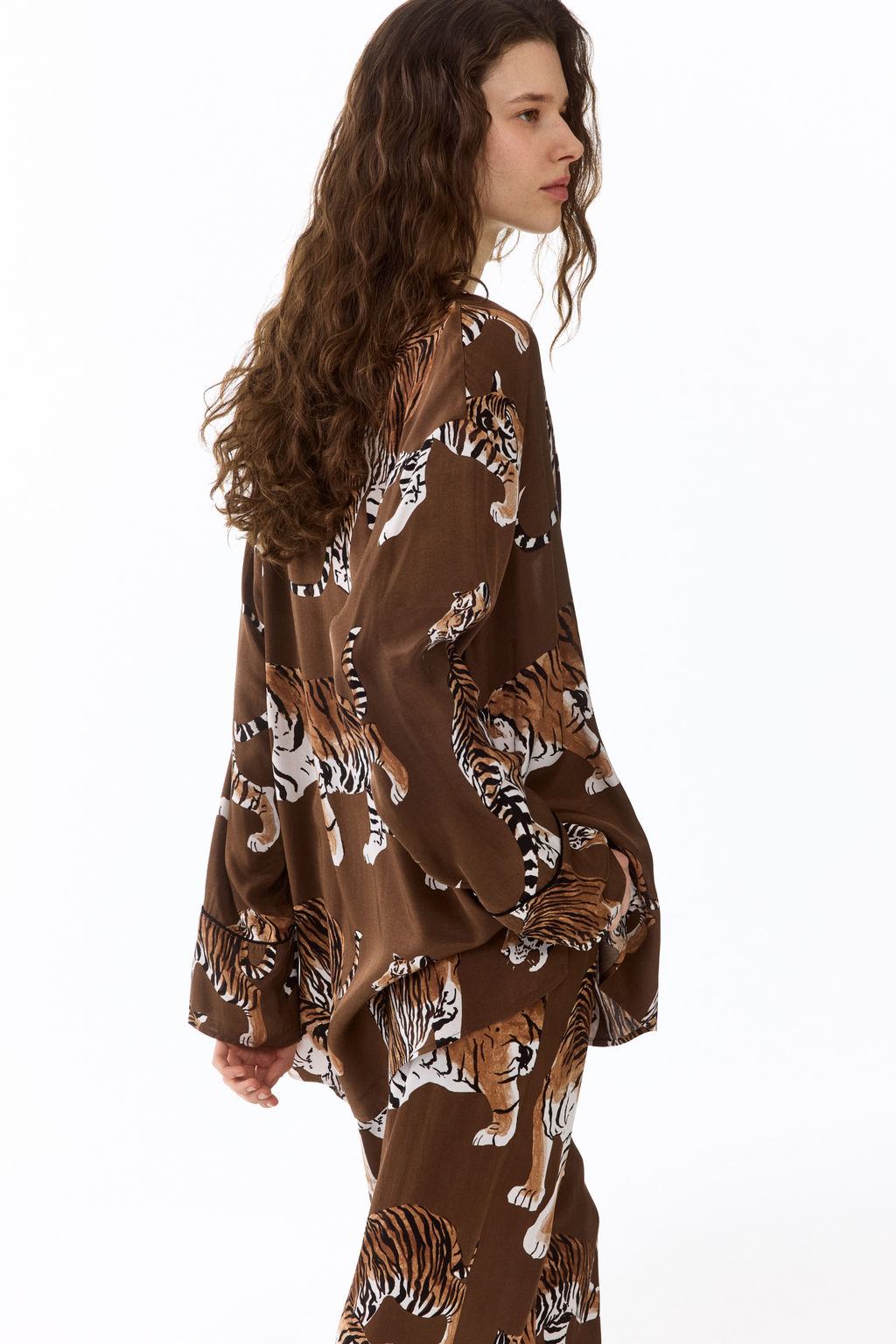 Camisa oversize de sat?n - H&m фото 6