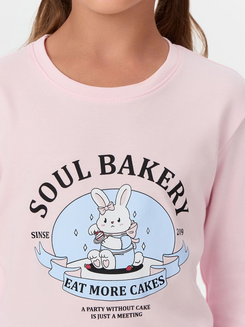 Комплект для девочек розовый с принтом soul bakeru - Mark formelle фото 5