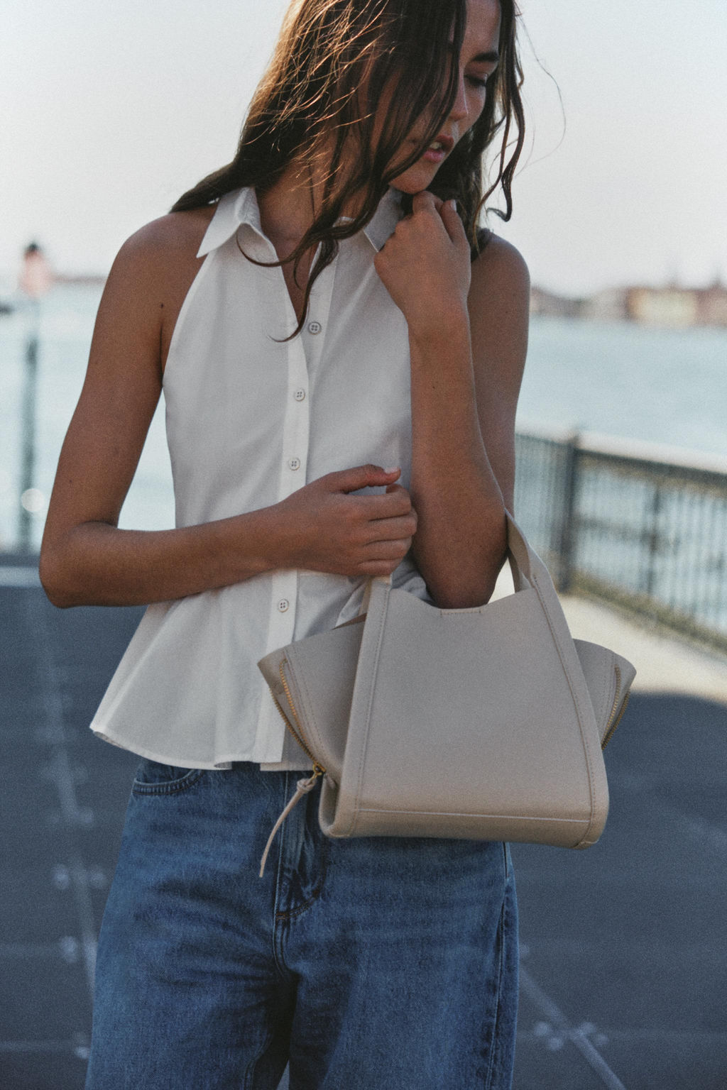 BOLSO CITY BANDOLERA / Crudo - Zara фото 14