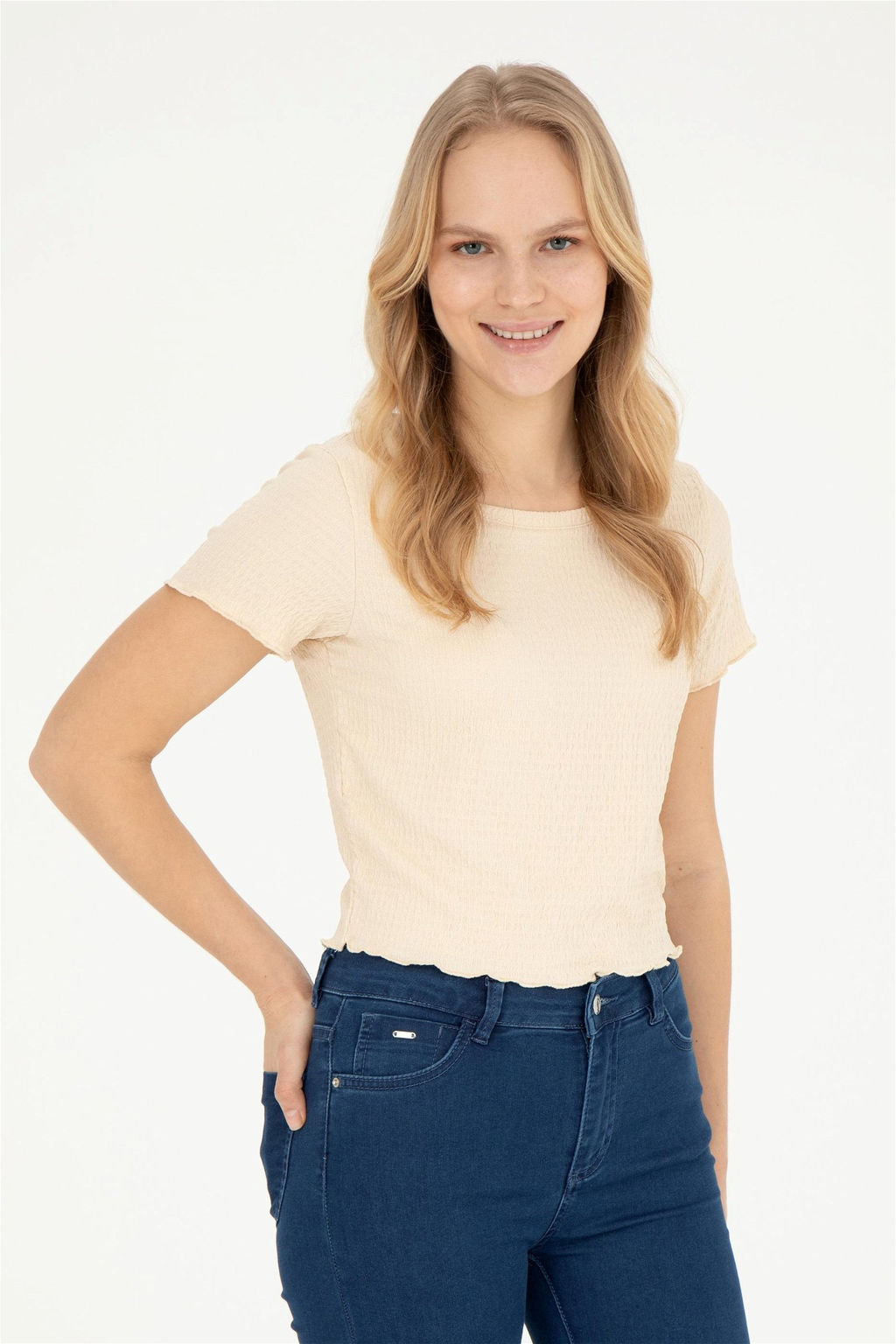 Женская разноцветная футболка - U.s. polo assn фото 4