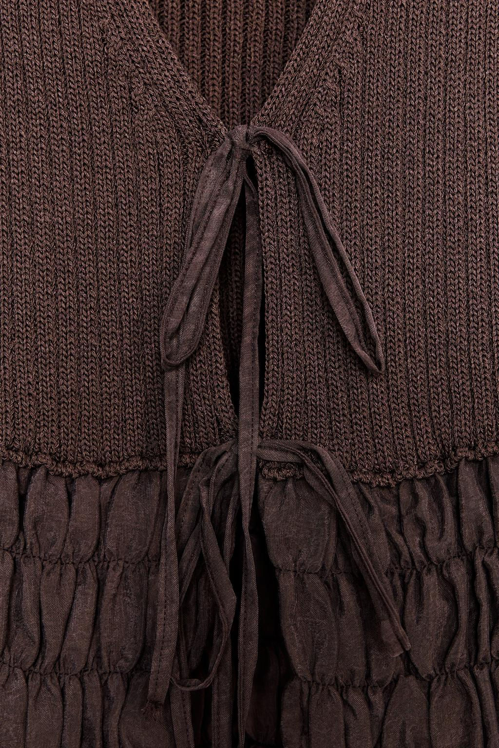 RUFFLED KNIT TOP - Zara фото 6