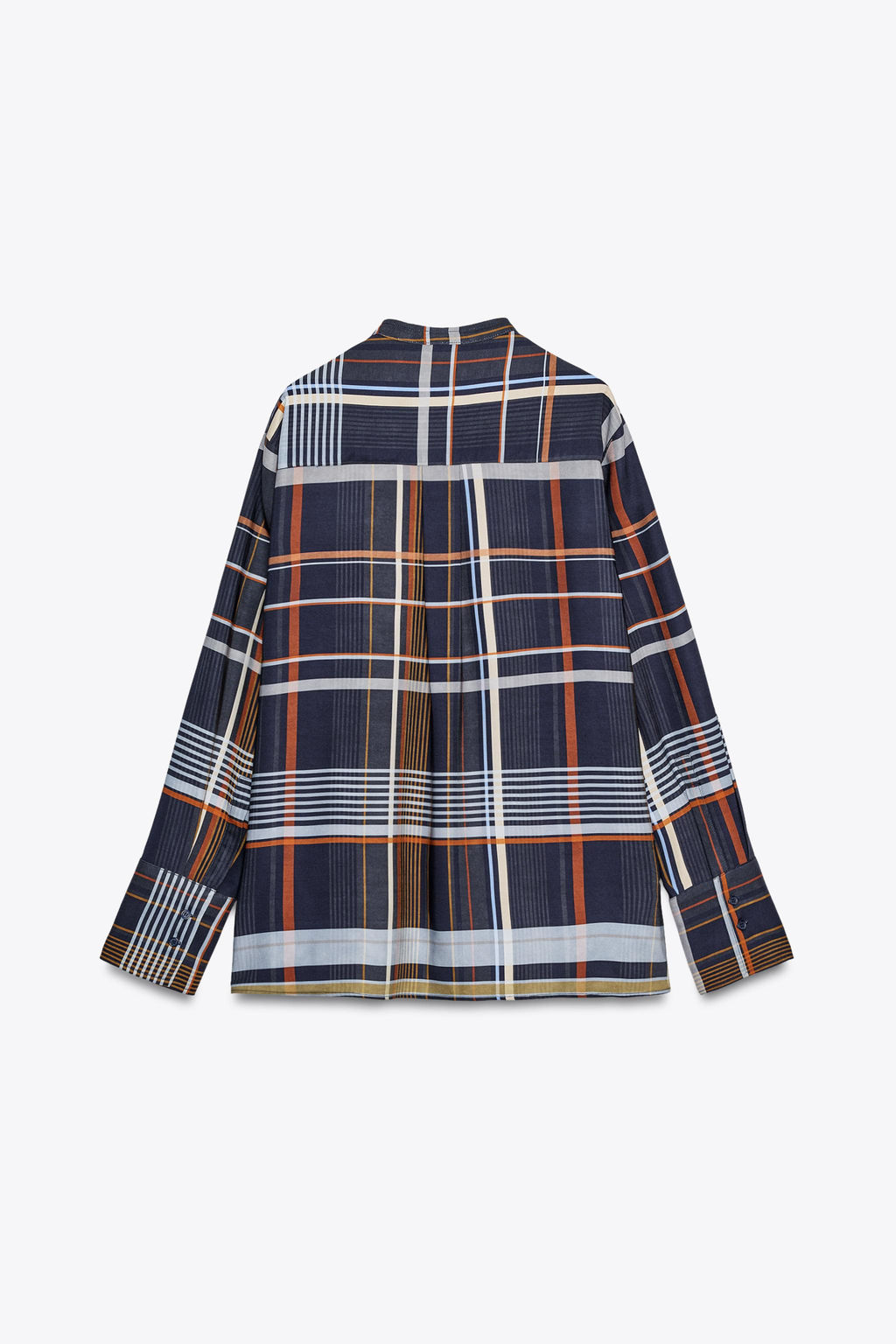 ZW COLLECTION CHECK SHIRT WITH POCKETS - Zara фото 3