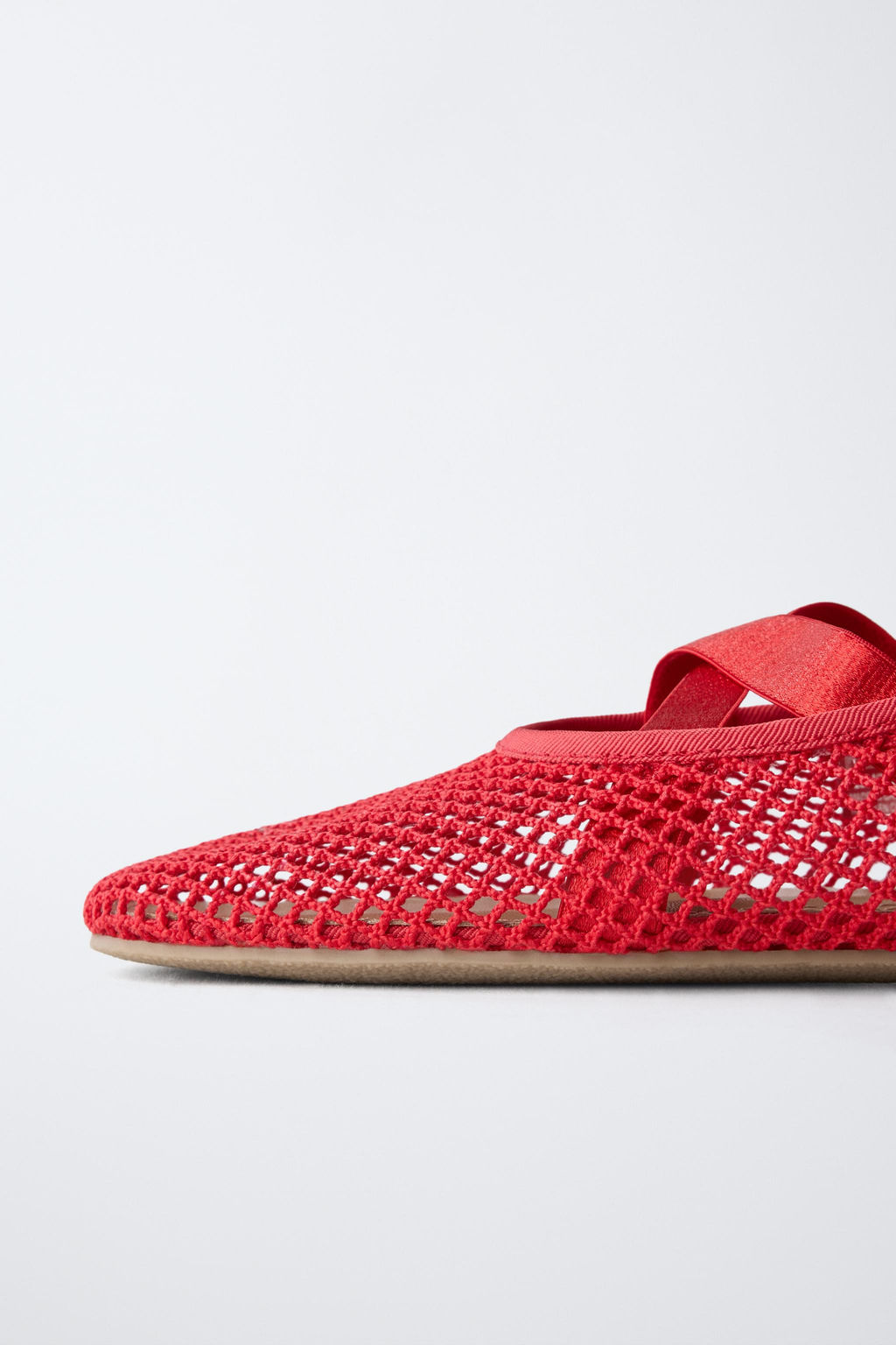 MESH BALLET FLATS - Zara фото 6