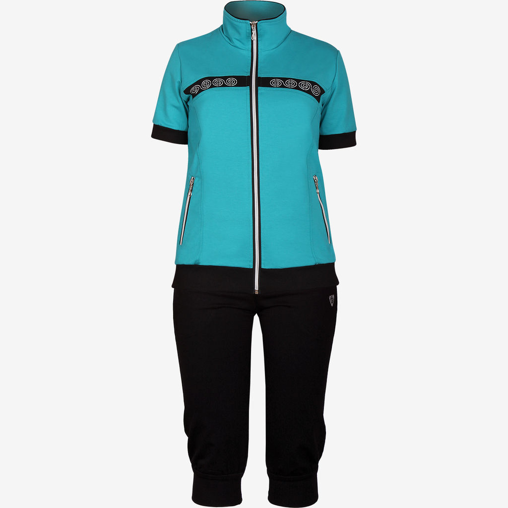 RODOS Спортивный костюм женский весна/лето М-155 Салатовый фото 4