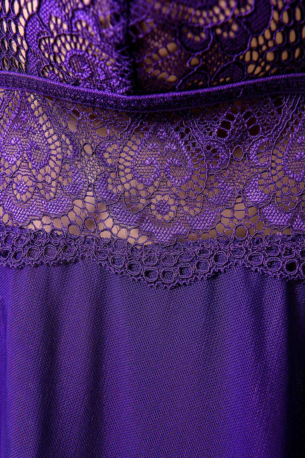 Комбинация и стринги Candy Girl Nevaeh фиолетовые, XL  фото 5