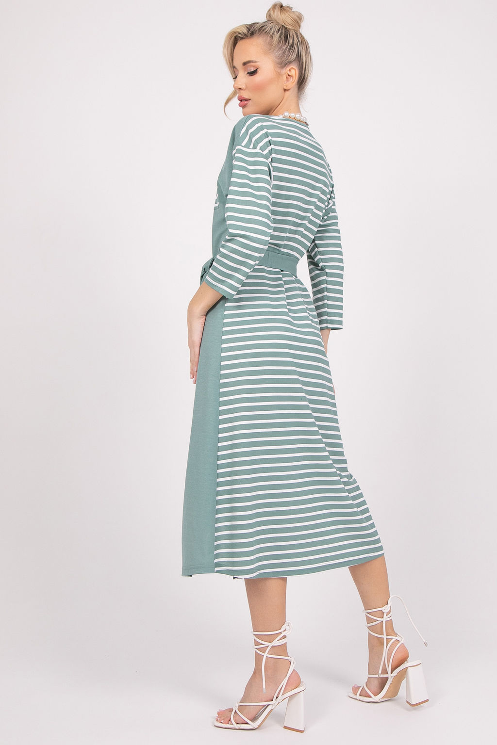 Платье Габи (шалфей) - Эльза фото 7