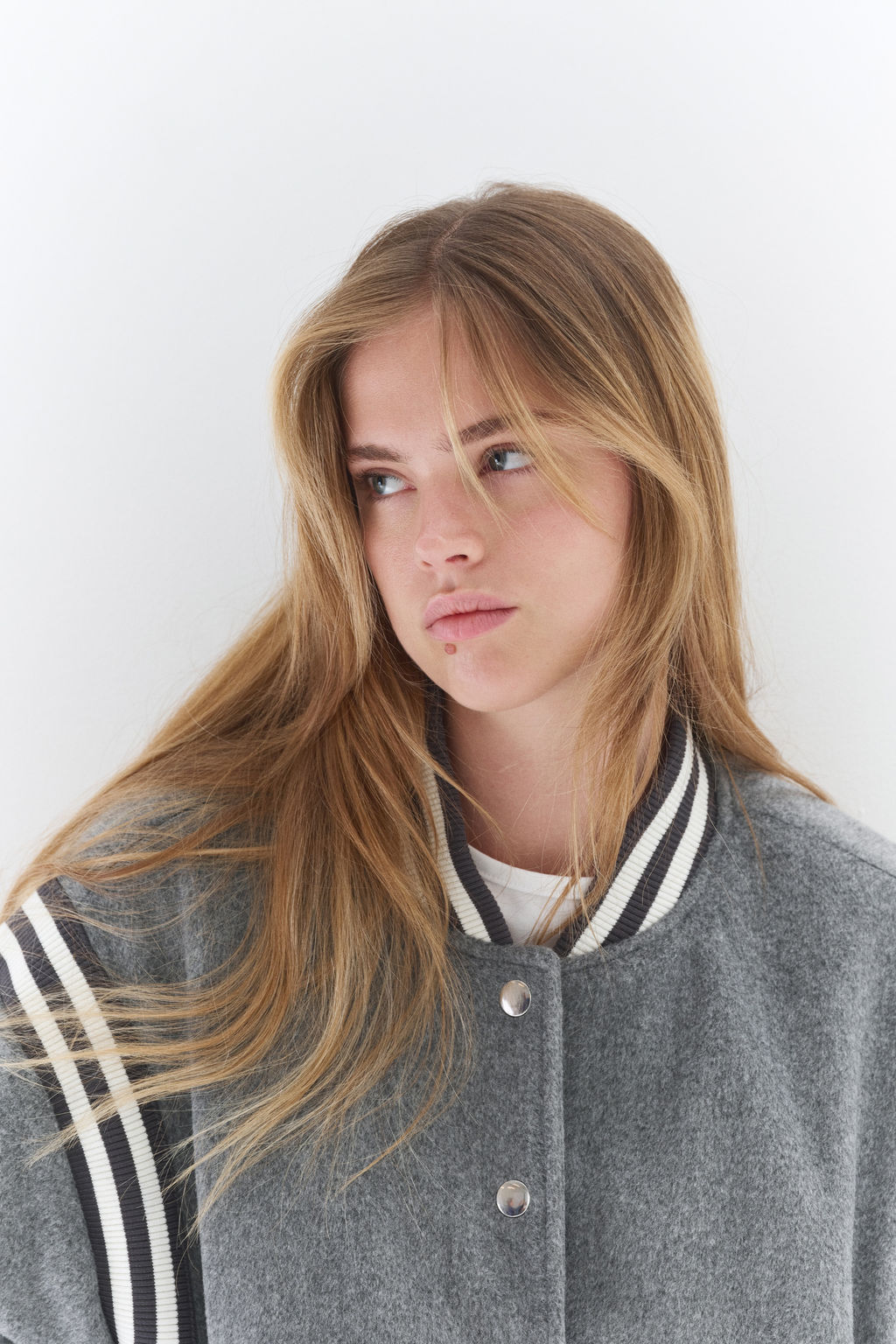 Chaqueta de b?isbol en polar - H&m фото 5