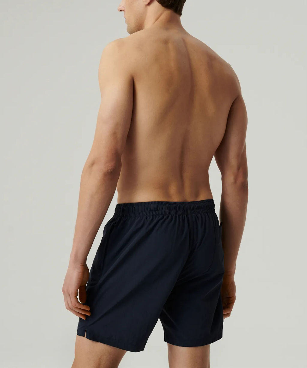 ATLANTIC KMB-225 Шорты мужские пляжные Paper Touch темно-синий  фото 4