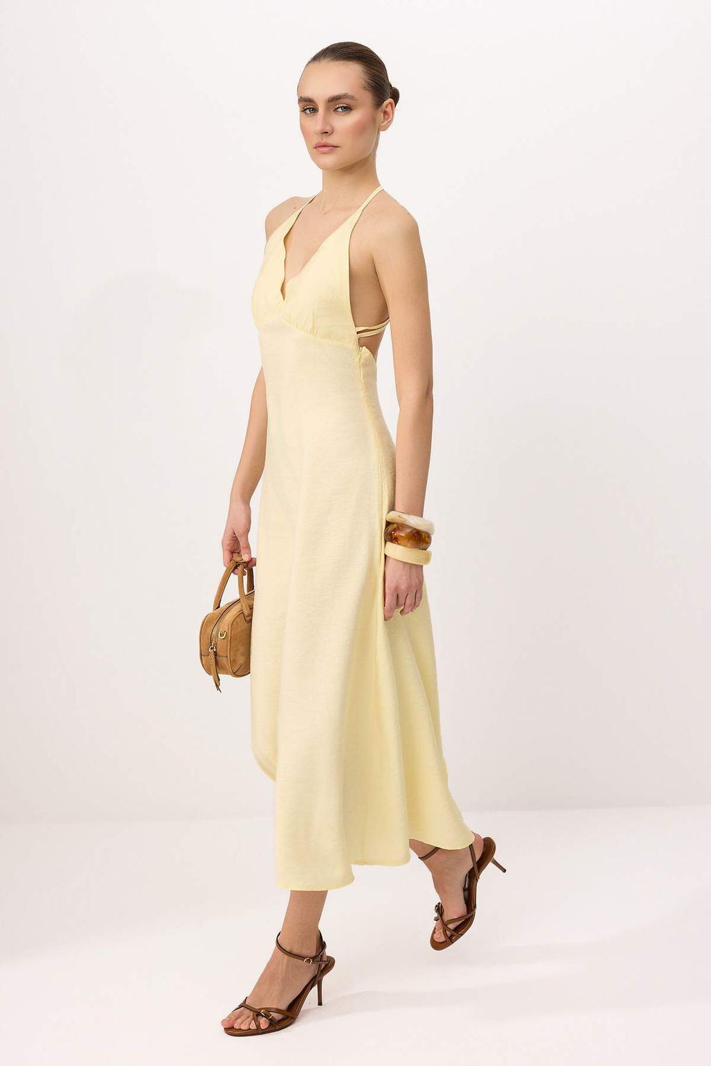 More Sustainable Murdum Modal Maxi Dokuma Elbise TWOSS26EL00362 - Trendyolmilla фото 7
