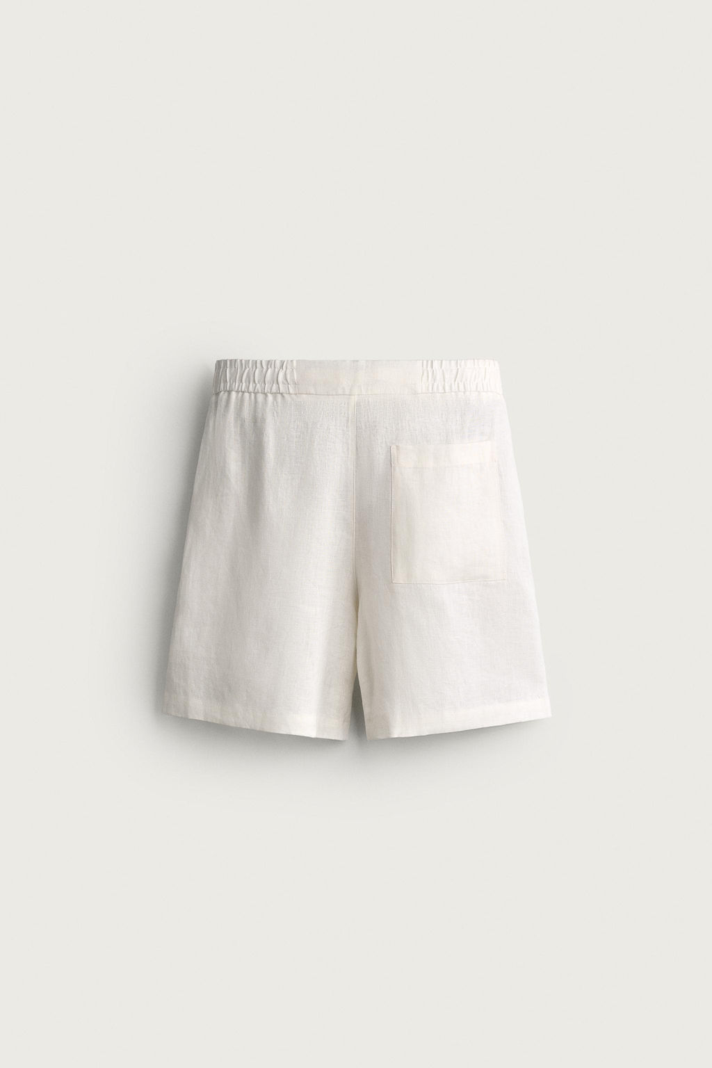 BERMUDA RELAXED FIT 100% LINO / Blanco - Zara фото 11