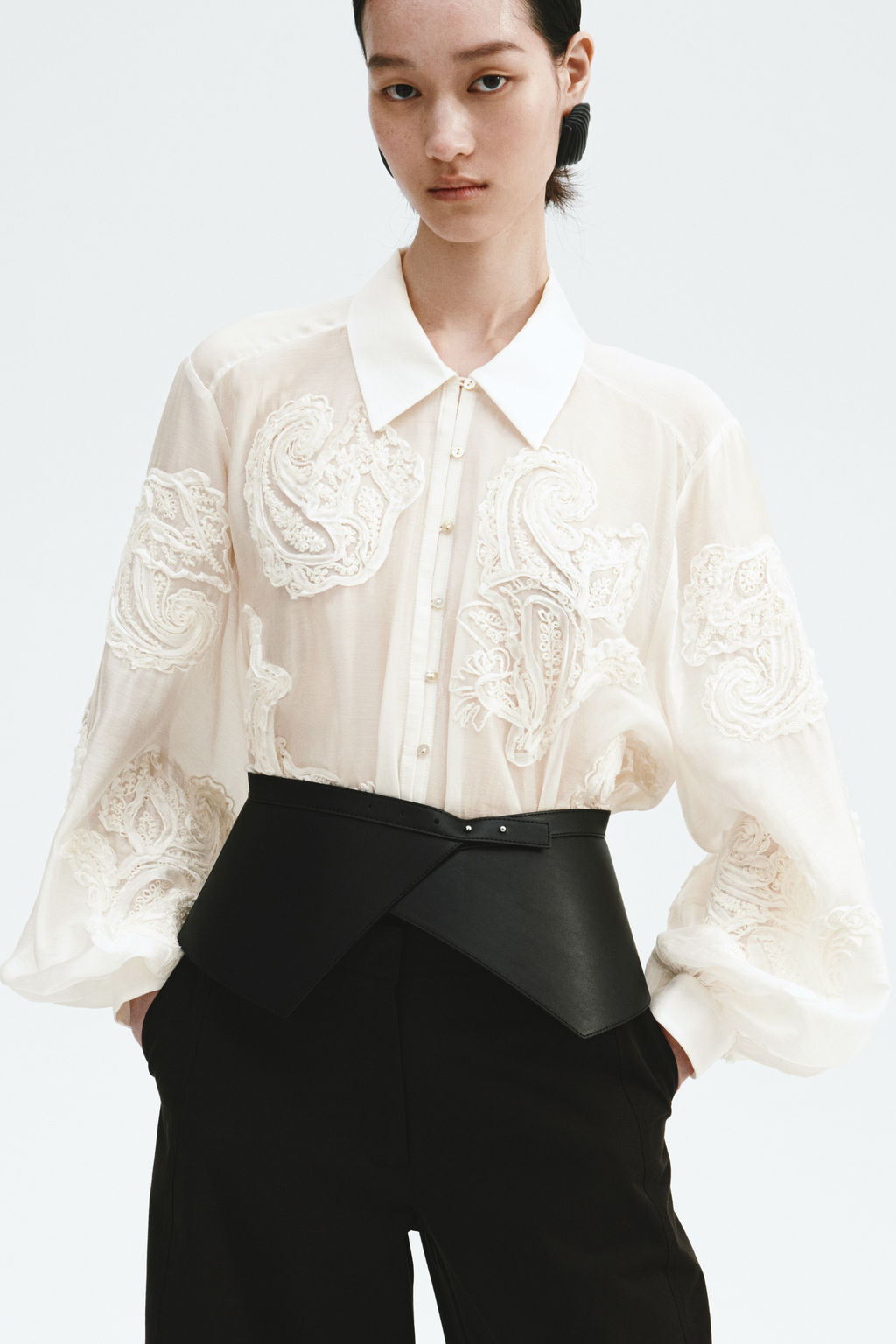 Blusa bordada - H&m фото 4