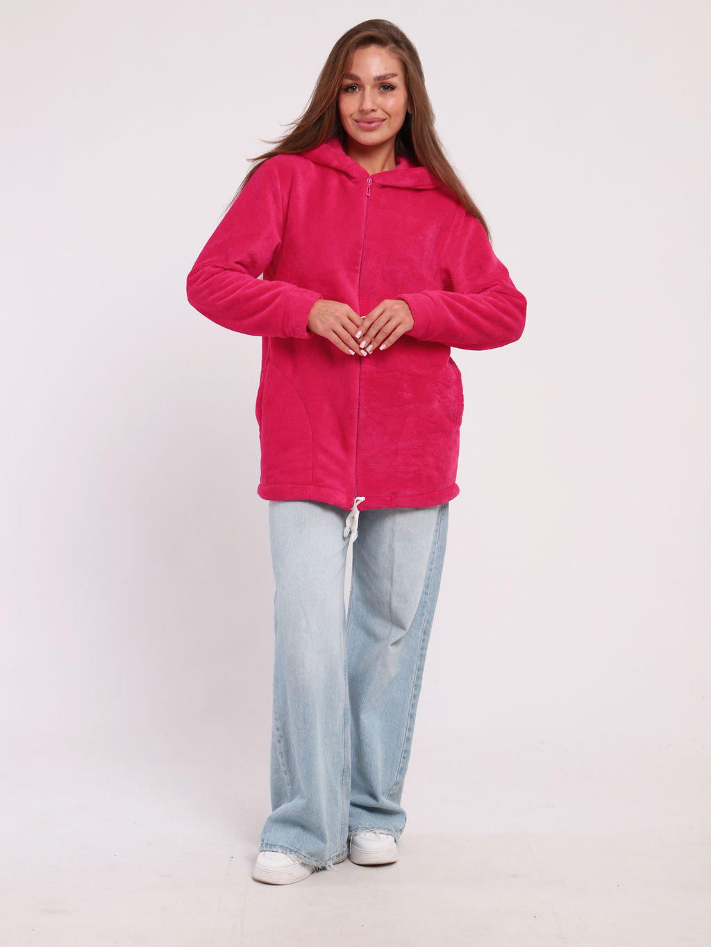 Толстовка женская 6-204 из велсофта - Новое кимоно фото 55