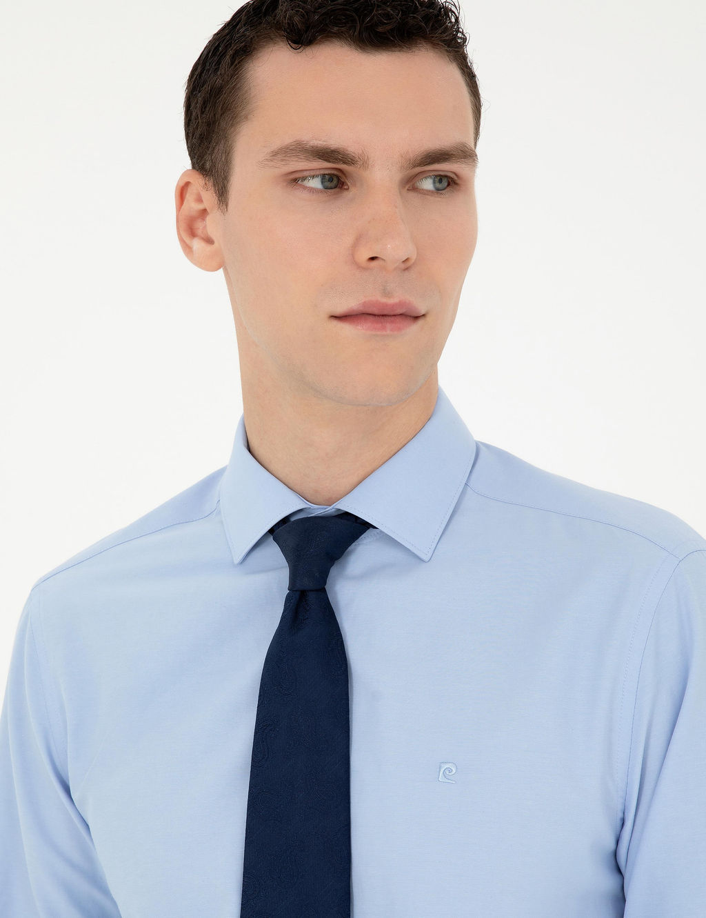 Mavi Slim Fit Uzun Kollu Basic G_mlek