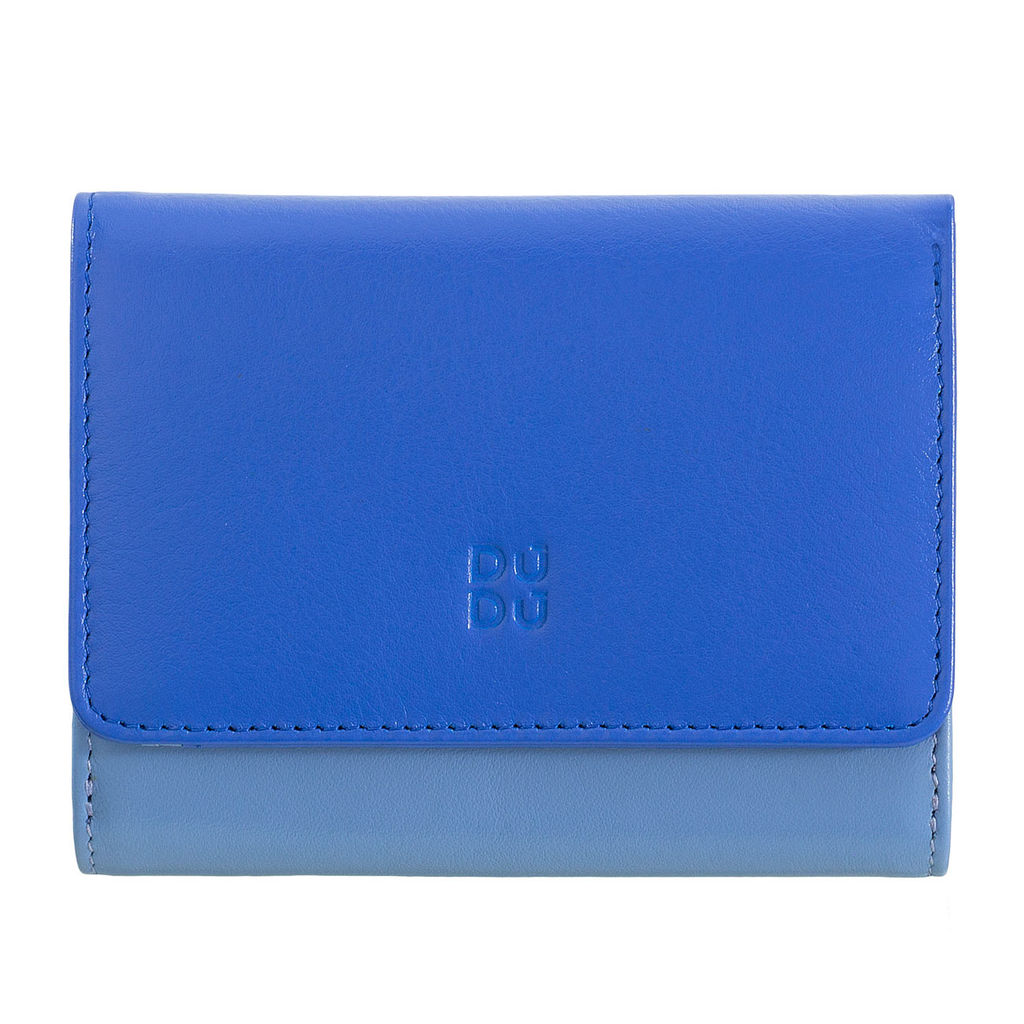 Итальянский кожаный кошелек DuDu серии Pemba | васильковый - Dudubags фото 3