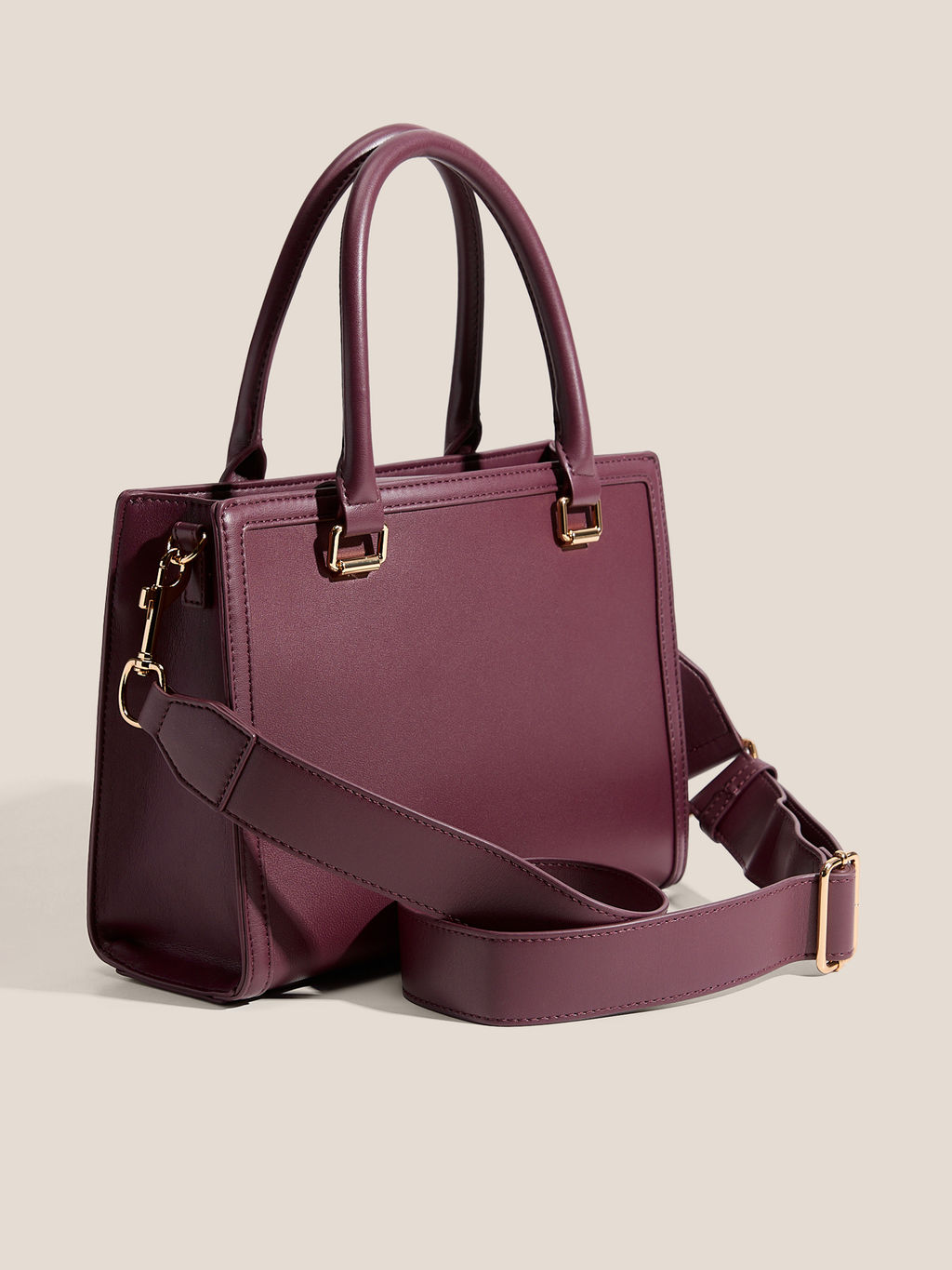 Женский тоут LOVE MOSCHINO DANGLING Артикул 4561262, фиолетово-бордовый  фото 3