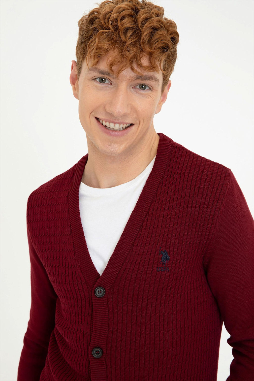 Erkek Bordo Basic Triko H_rka Sepette S_rpriz _ndirim - U.s. polo assn фото 2