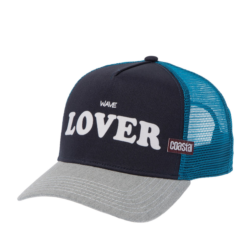 Бейсболка COASTAL арт. HFT Wave Lover (темно-синий / светло-серый)