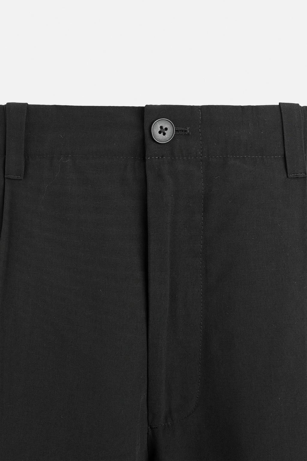 STRAIGHT-LEG PLEATED TROUSERS - Zara фото 8