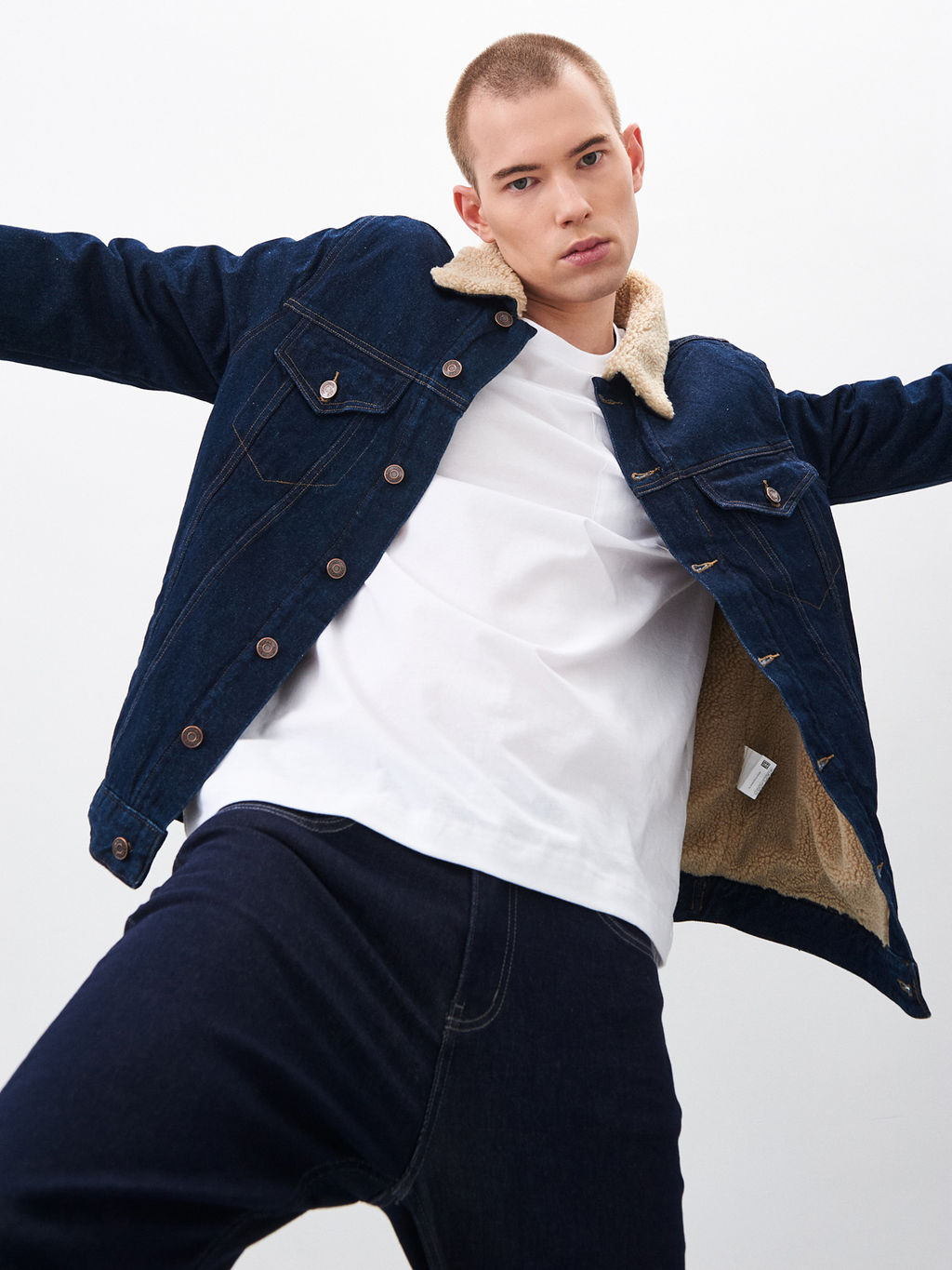 Мужская джинсовая куртка - Mossmore фото 43