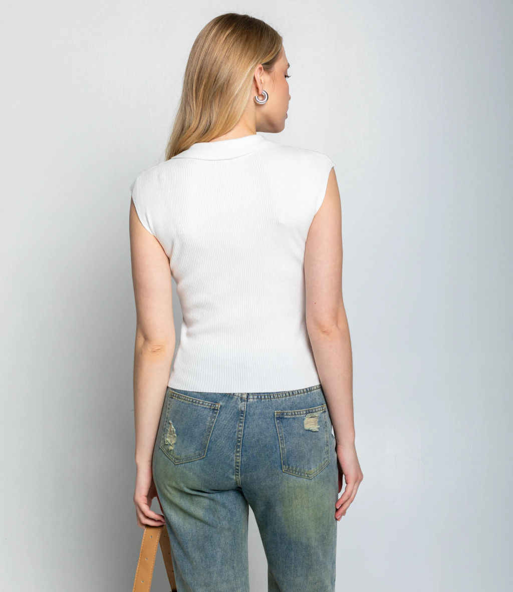 Топ #КТ060 (1), белый